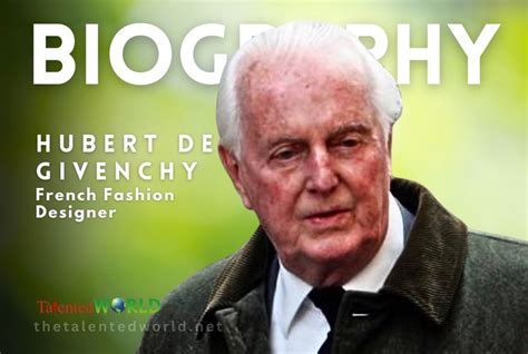 hollywood hubert de givenchy|hubert de Givenchy personal life.